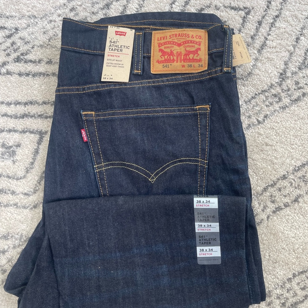 Dark Jean 541™ Athletic Taper All Seasons Men's Pants, 38 x 34